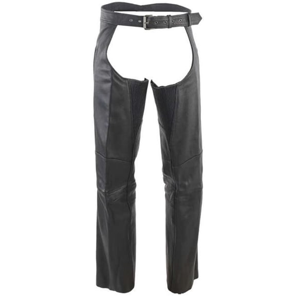 Kuryakyn Leather By River Road Longhaul Leather Chaps Black - Small
