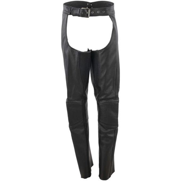 River Road 94453 Sierra Leather Chaps Black Womens - 2XL