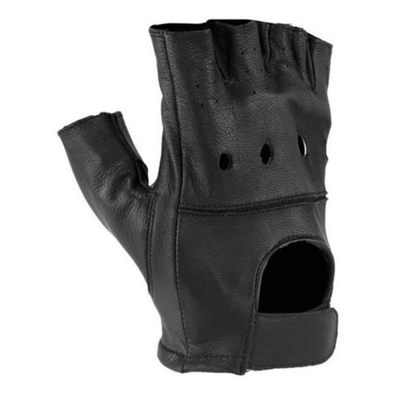 River Road Buster Vintage Shorty Gloves Black - XL