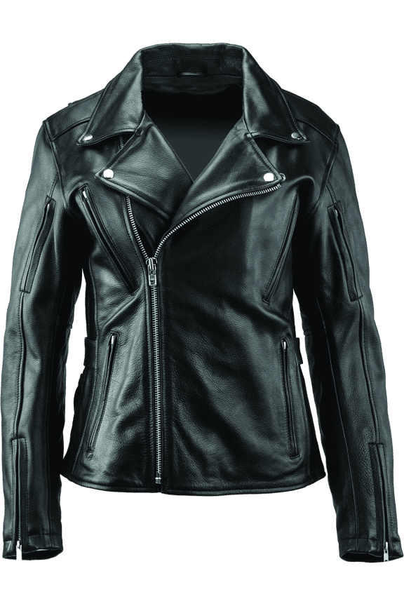Ironclad Classic Leather Jacket Black Womens - Small
