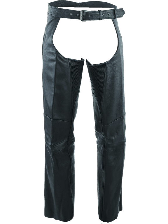 Longhaul Leather Chaps Black - XL
