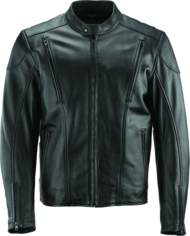 River Road Race Leather Jacket Black - 4XL
