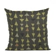thumbnail image 1 of River Rock Manti Embroydery, Some of the Triangles Have Metalic Threads Luxury Throw Pillow - 12 x 20 in., 1 of 1