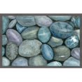 thumbnail image 1 of "River Rocks" Framed Painting Print, 1 of 1