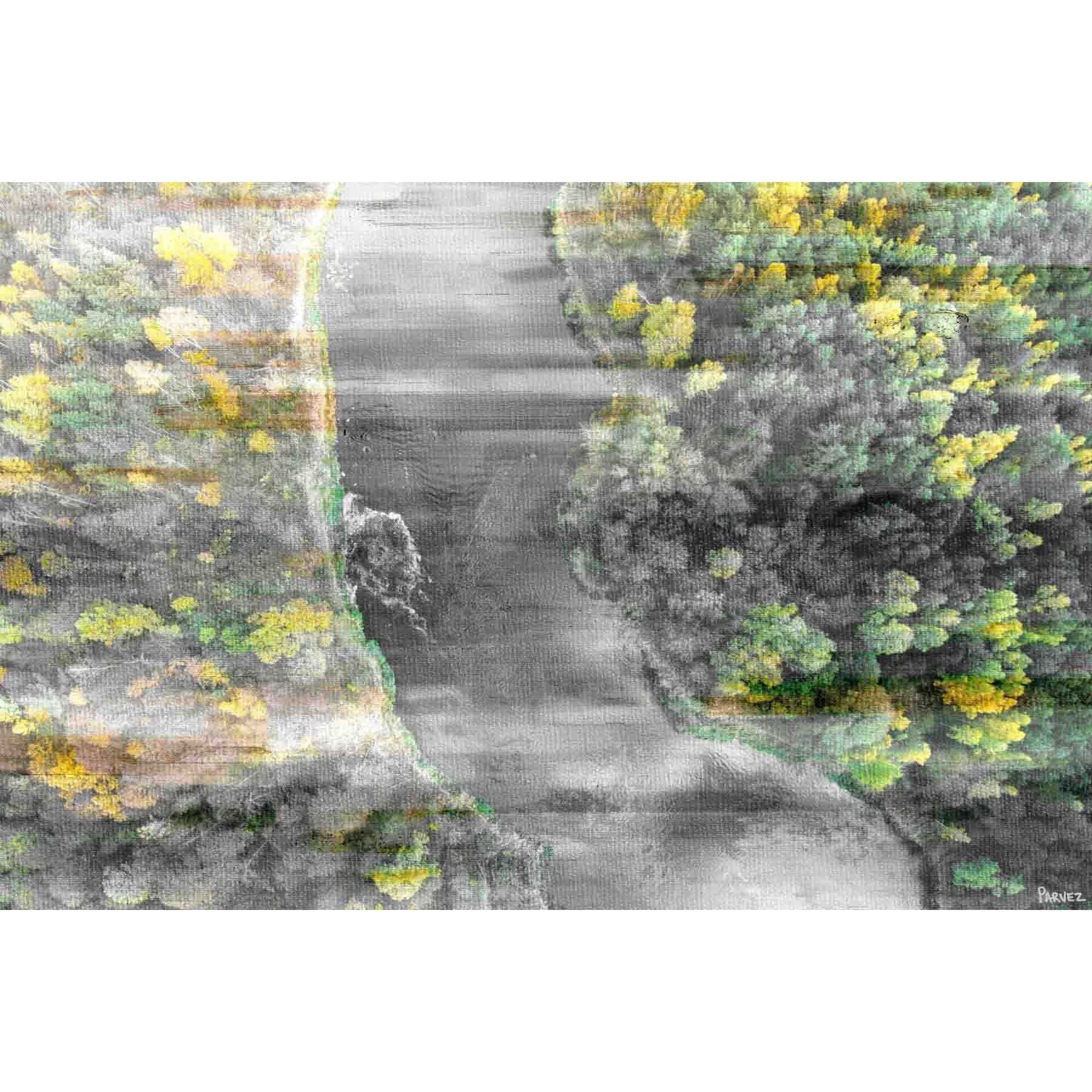 "River Run" Painting Print on Wrapped Canvas