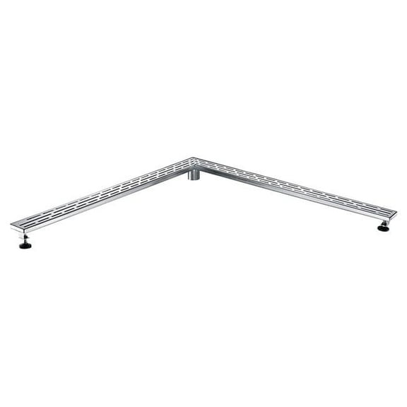 River Series Corner Shower Drain, 36 x 36 in.