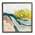 thumbnail image 1 of River Stream Running Soft Abstract Nature Landscape Abstract Framed Art Print Wall Art, 17x17, 1 of 6