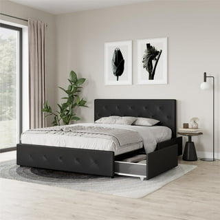 Dhp drew upholstered bed with storage chest deals