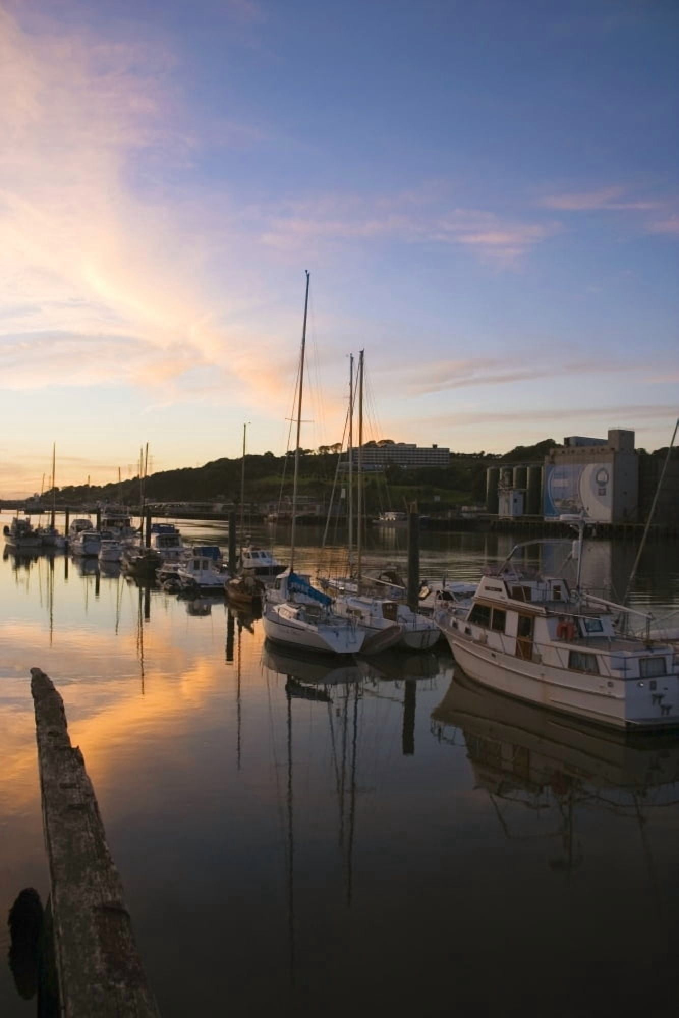 River Suir From Millenium Plaza Waterford City Ireland Canvas Art - The Irish Image Collection Design Pics (22 x 34)