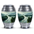 thumbnail image 1 of River Urn For Ashes For Women, Cloud Urn - Little Keepsakes - Human Urn - 3 Inch - Pack Of 2 - Funeral Urns For Ashes Keepsake - Memorial Urns - Small Urn For Ashes Keepsake - Miniature Urns, 1 of 5