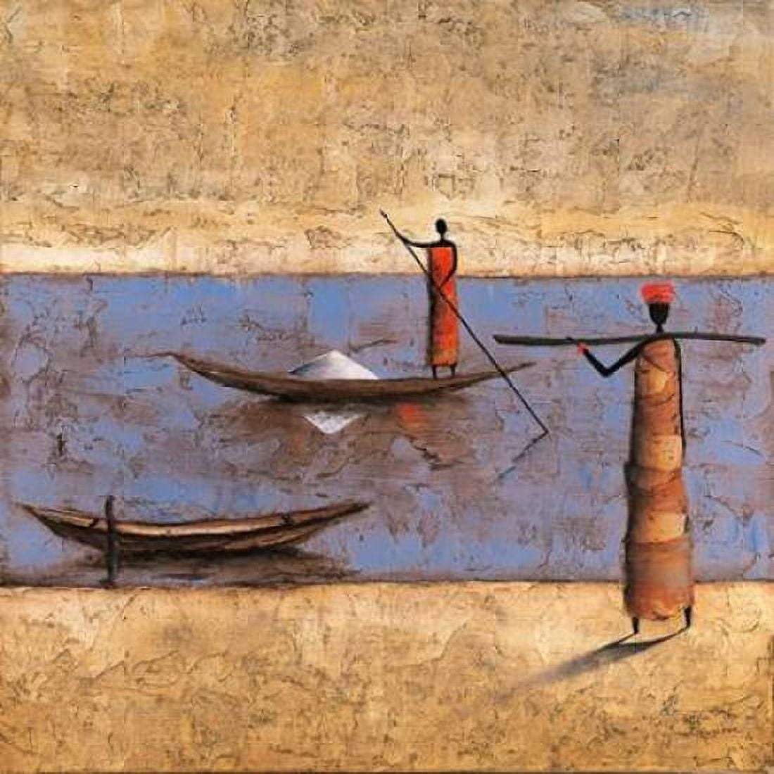 River Voyage Canvas Art - Michel Rauscher (24 x 24)