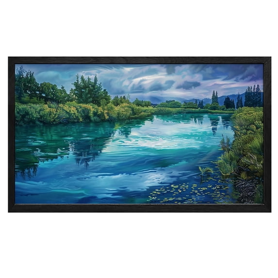 River Wall Art Canvas Art Bush River Canvas art Framed wall art Painting For Livingroom Decor Office Bedroom Decoration