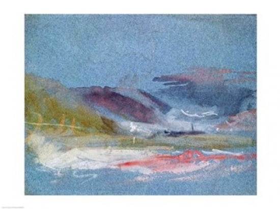 River bank c1830 Canvas Art - JMW Turner (36 x 24)