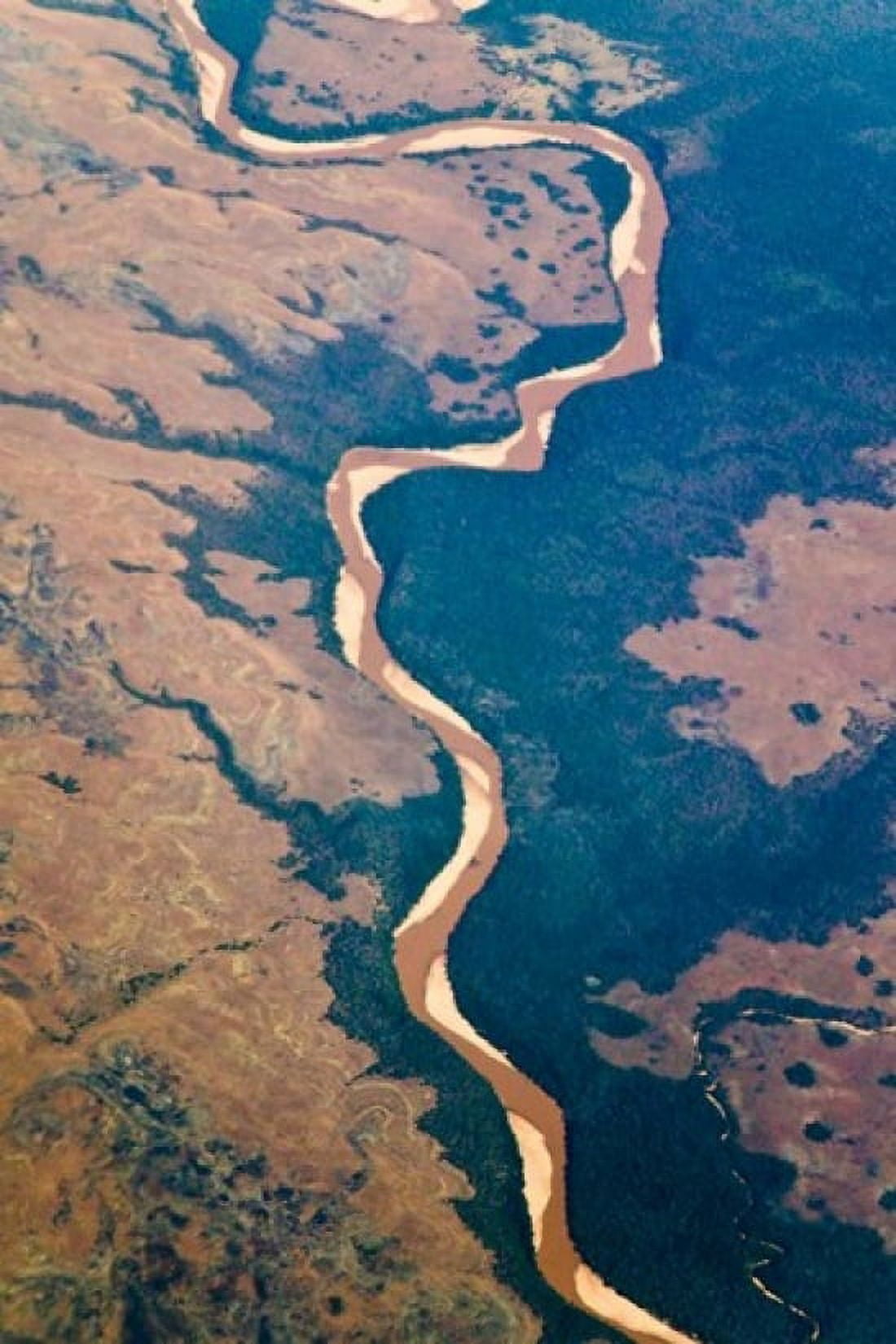 River flowing through land below Madagascar Canvas Art - Keren Su DanitaDelimont (11 x 17)