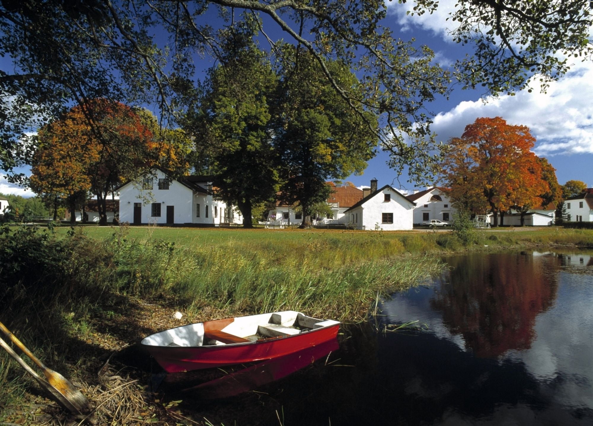 River in Sweden Canvas Art - Panoramic Images (18 x 24)