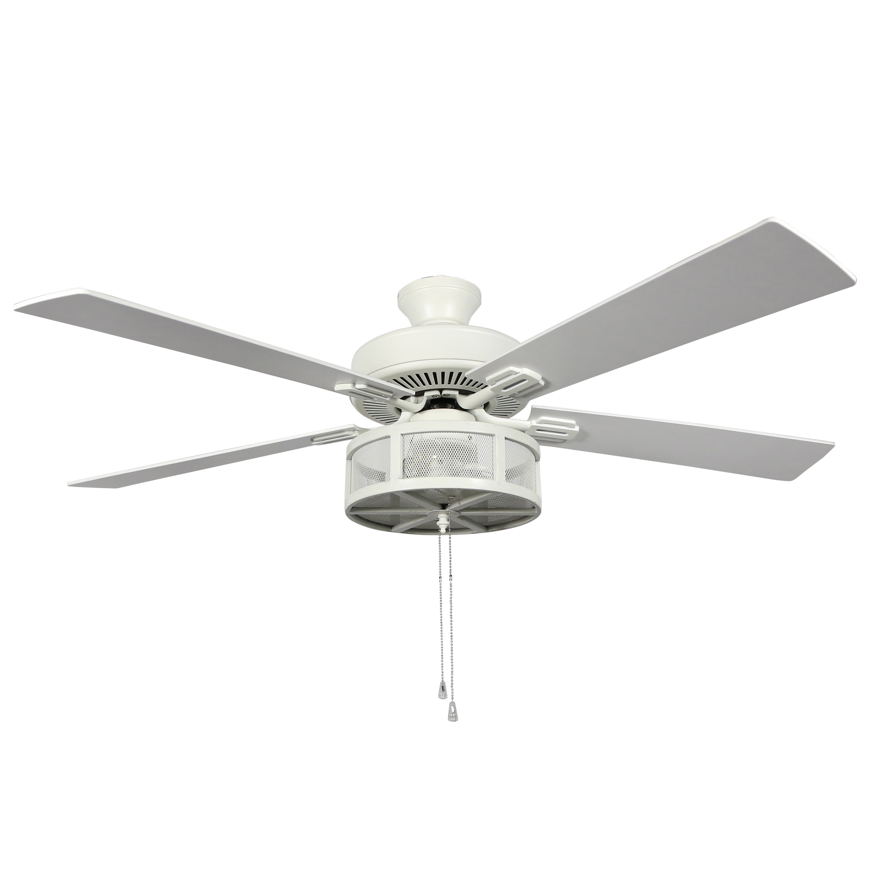 River of Goods 52" Mae Alabaster LED Ceiling Fan with Light
