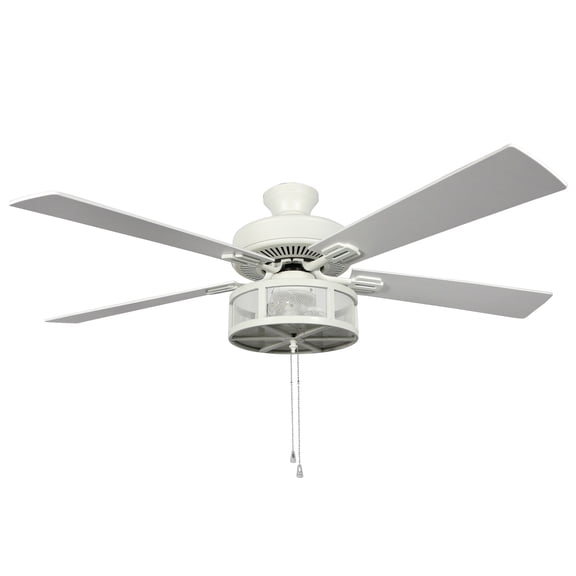 River of Goods 52" Mae Alabaster LED Ceiling Fan with Light