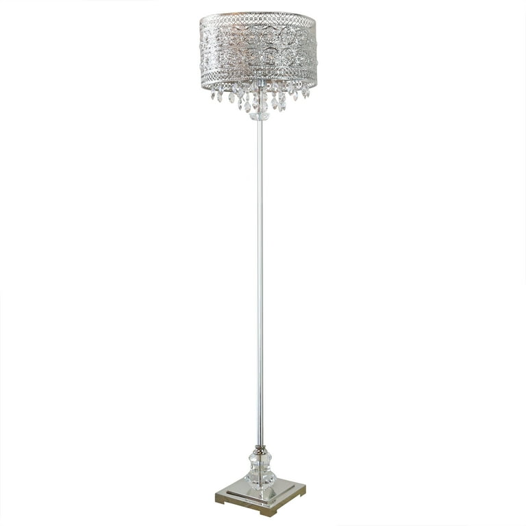 River of Goods Monroe Crystal and Polished Nickel 60.5