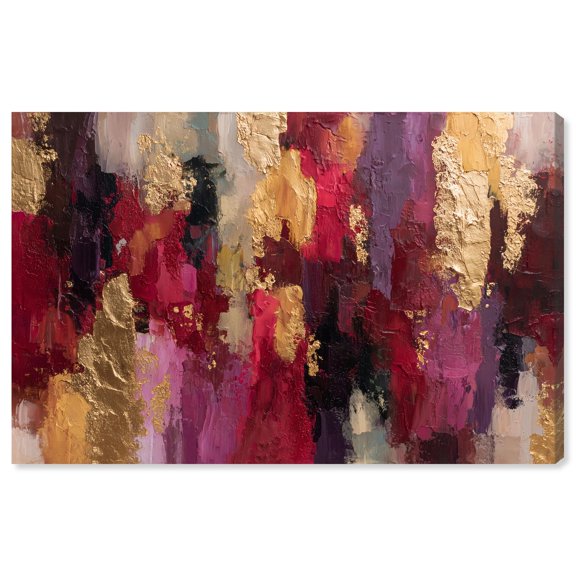 River of Lava III Canvas Print Abstract Wall Art by Art Remedy, Gallery Wrapped, 30 x 20