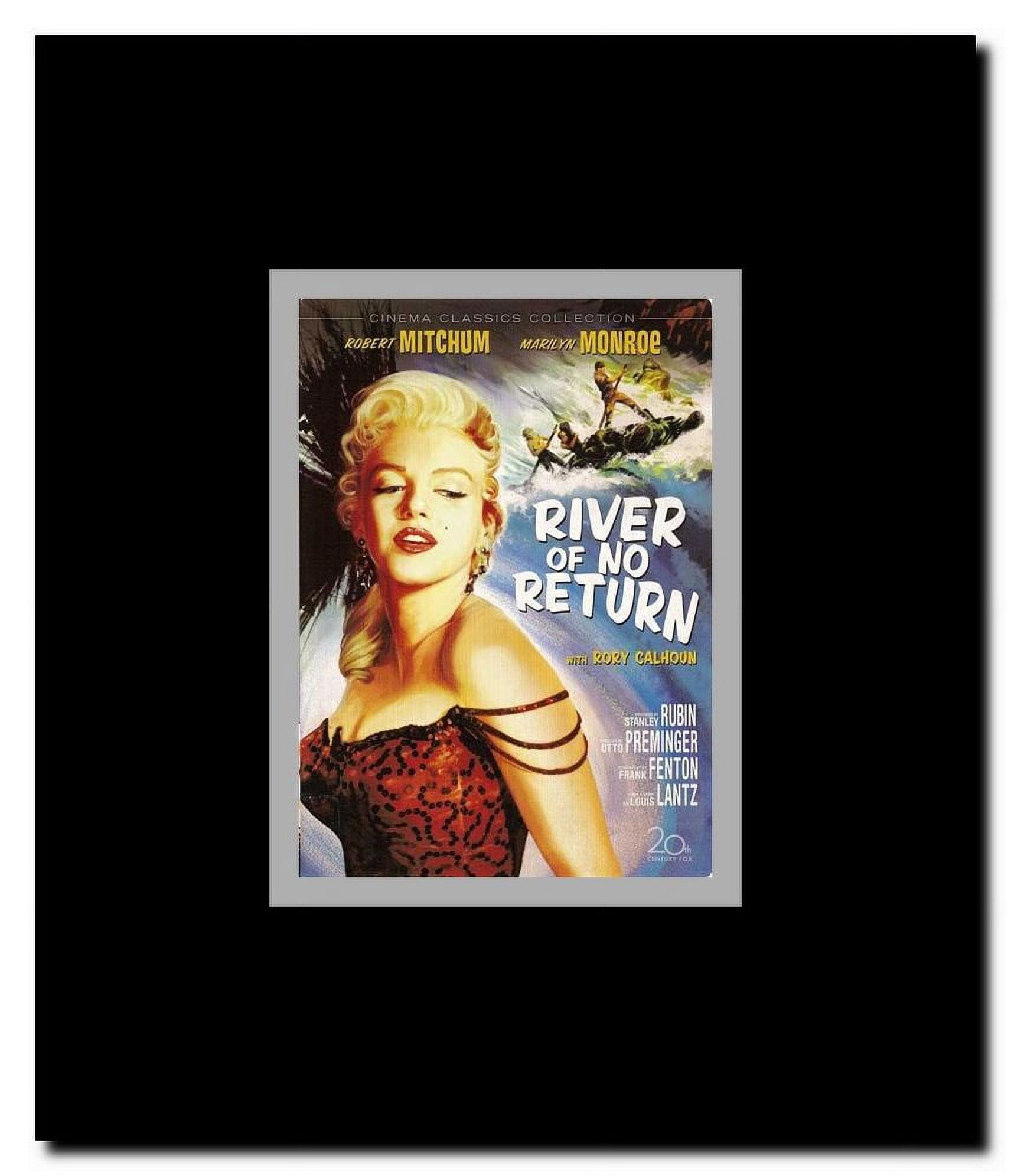 River of No Return c.1954 - style B Framed Movie Poster