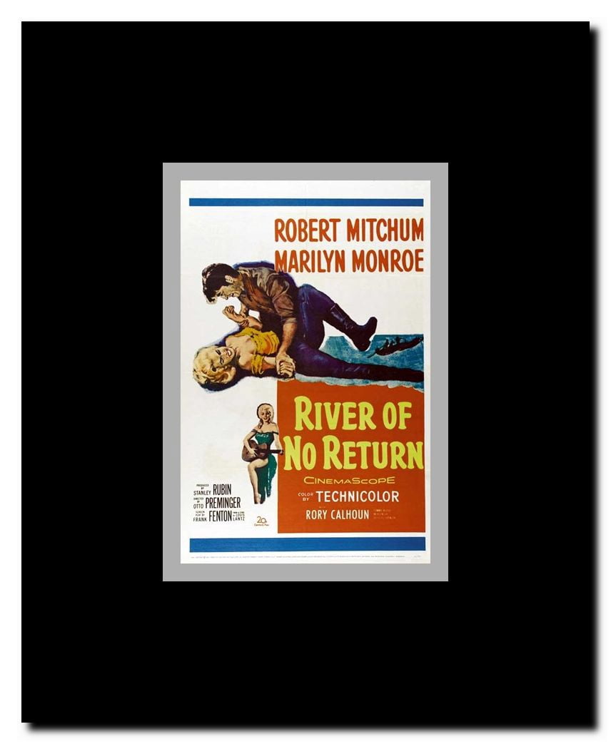 River of No Return c.1954 - style C Framed Movie Poster