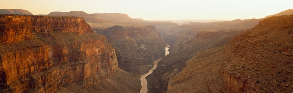 River passing through a canyon Toroweap Point Grand Canyon National Park Arizona USA Canvas Art - Panoramic Images (12 x 36)