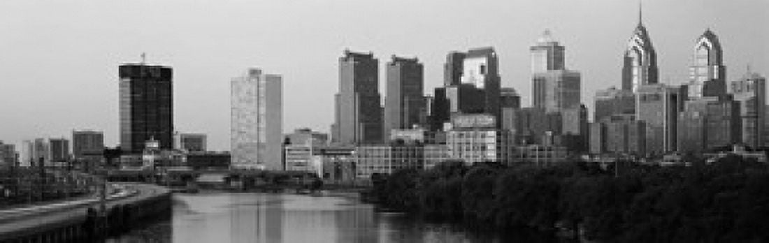 River passing through a city Schuylkill River Philadelphia Pennsylvania USA Canvas Art - Panoramic Images (18 x 6)