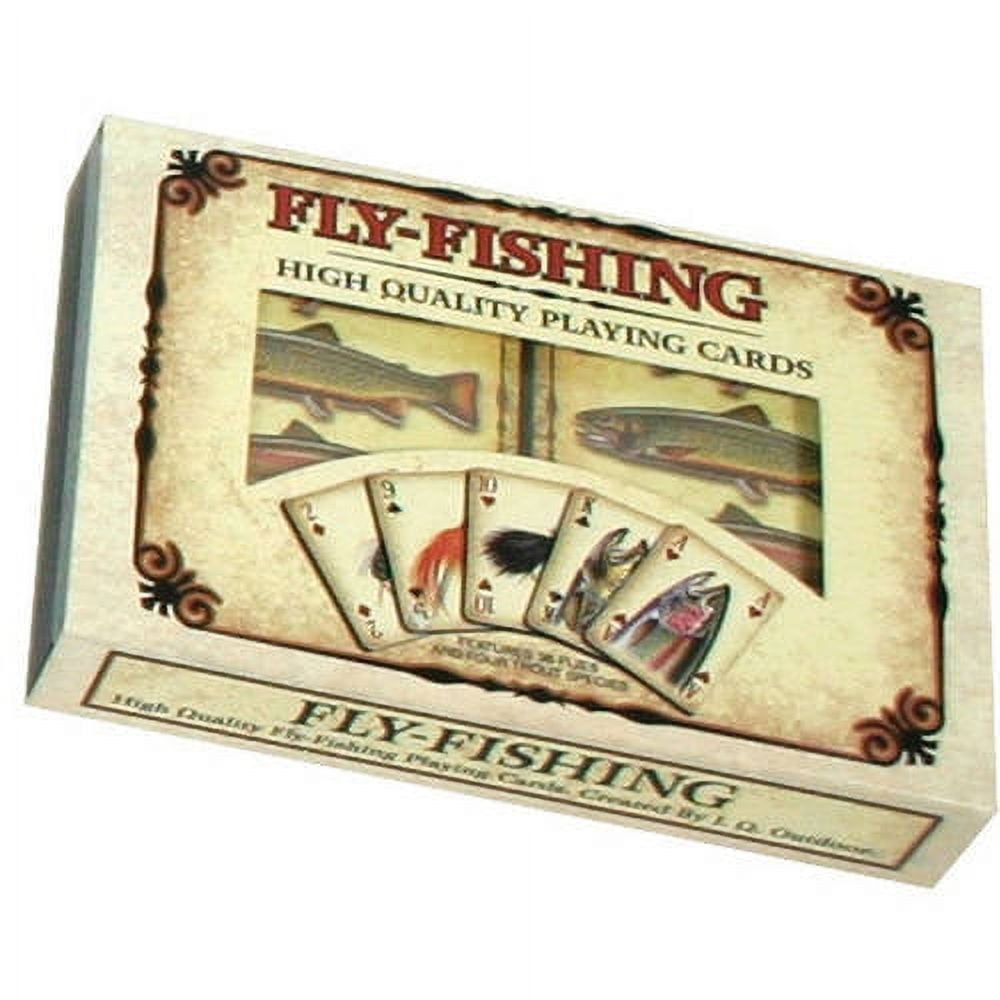 River's Edge 2-Pack Trout/Fly Playing Cards