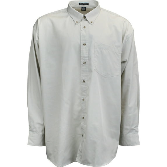 River's End Mens Ezcare Woven Long Sleeve Button Up Shirt Casual Tops Casual Shirt