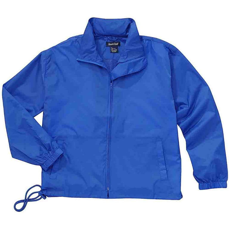 River's End Mens Full-Zip Nylon Anorak Casual Athletic Outerwear Athletic Full Zip
