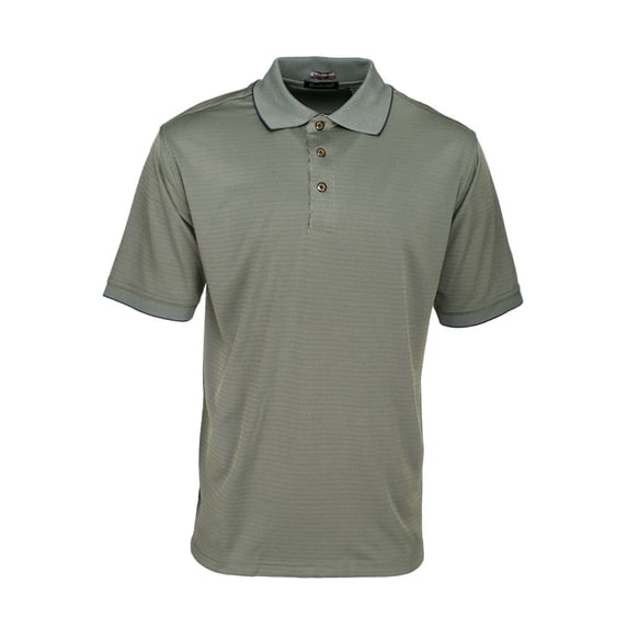 River's End Mens Upf 30+ Jacquard Short Sleeve Casual Athletic Polo Shirt