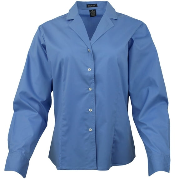 River's End Womens Ezcare Stretch Woven Long Sleeve Button Up Shirt Casual Tops Casual Shirt