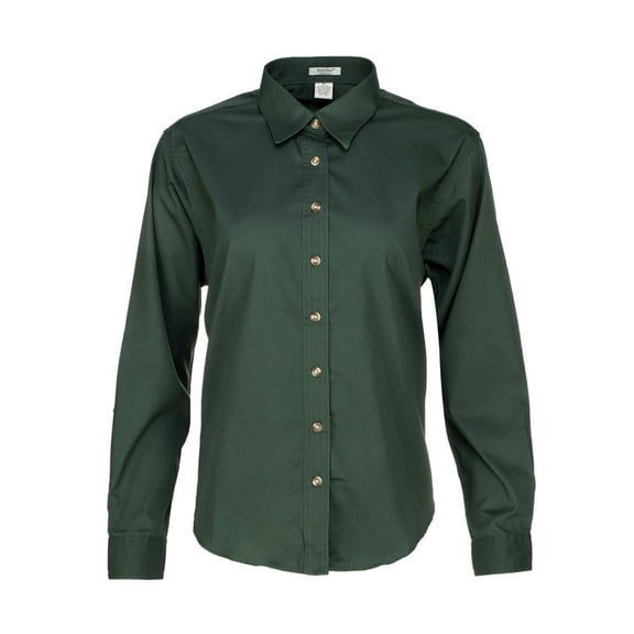 River's End Womens Ezcare Woven Long Sleeve Button Up Shirt Casual Casual Shirt