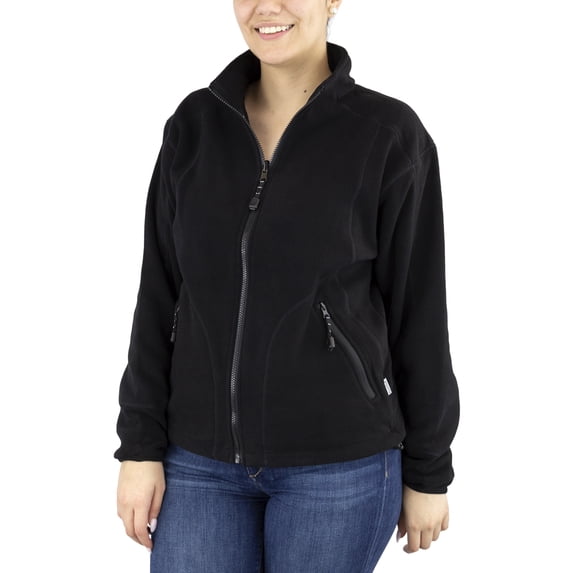 River's End Womens Microfleece Jacket Athletic Full Zip