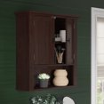 thumbnail image 1 of RiverRidge Hayward 2-Door Bathroom Medicine Cabinet Wall Shelf Storage - Dark Woodgrain, 1 of 12