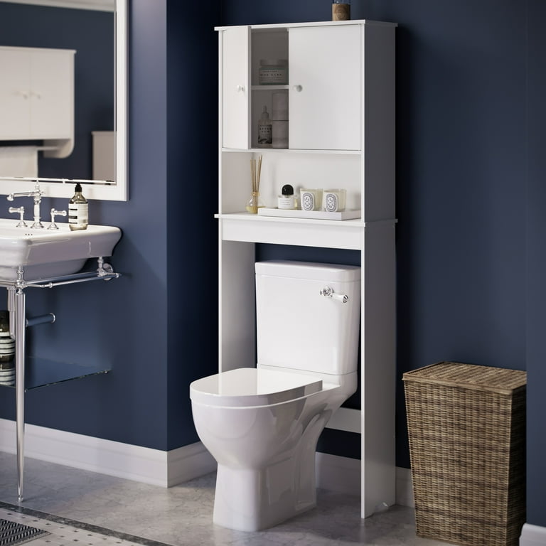 Riverridge home over toilet on sale cabinet with adjustable shelf white