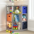 thumbnail image 1 of RiverRidge Kids Corner Playroom Cabinet with 6 Toy Storage Cubbies and 3 Shelves - Gray, 1 of 8