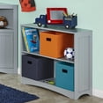 thumbnail image 1 of RiverRidge Kids Horizontal Bookshelf Toy Organizer with Open Storage Shelves - Gray, 1 of 6