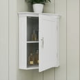 thumbnail image 1 of RiverRidge Somerset Corner Medicine Cabinet Wall Mount Bathroom Storage Organizer - White, 1 of 10