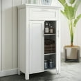 thumbnail image 1 of RiverRidge Somerset 2-Door Bathroom Laundry Storage Cabinet with Adjustable Shelf - White, 1 of 13