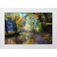 thumbnail image 1 of Rivera, John 24x17 White Modern Wood Framed Museum Art Print Titled - Autumn Walk, 1 of 4