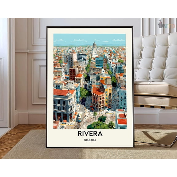 Rivera Uruguay Border City Poster Unframed Paper Print