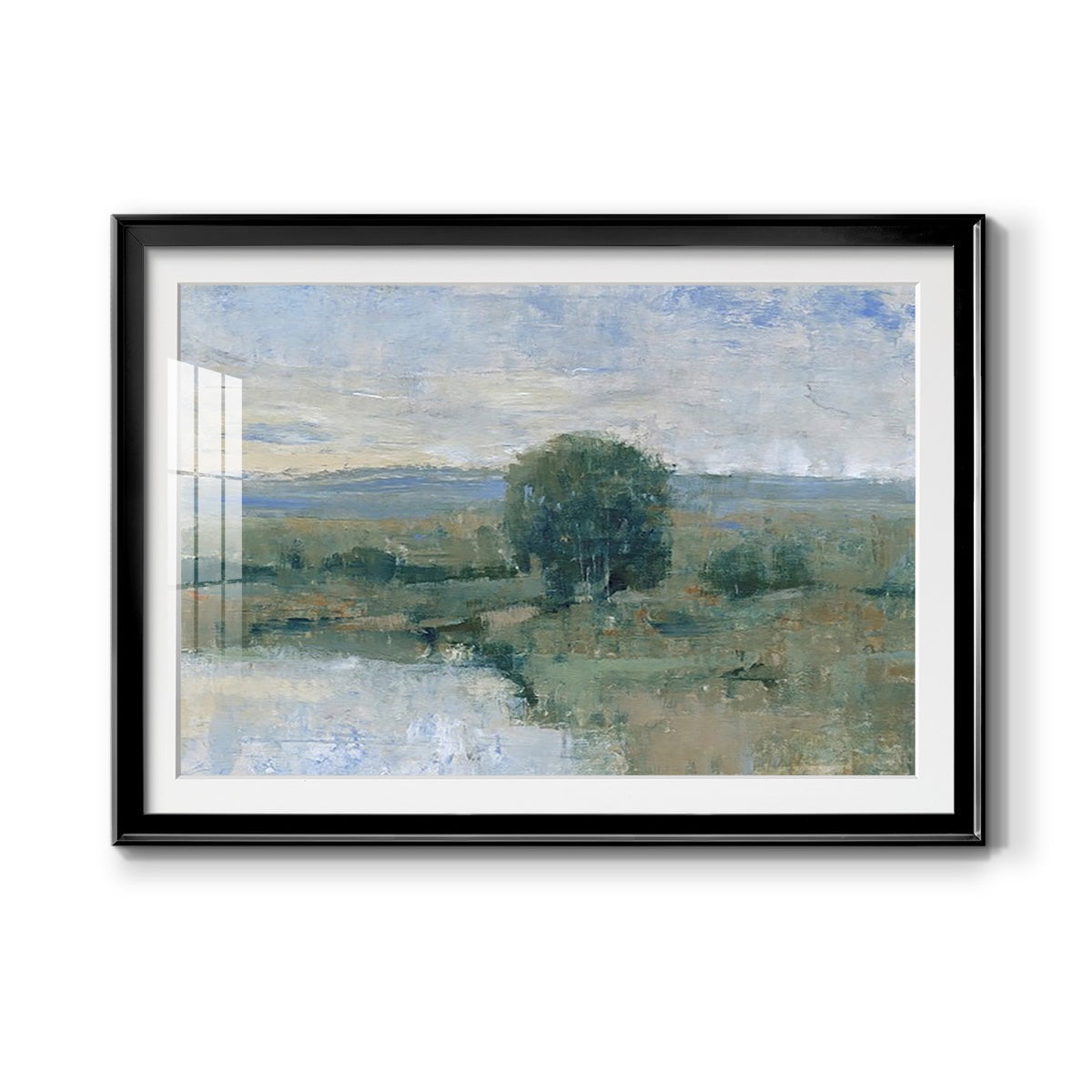 Riverbank Impression II Premium Framed Print - Ready to Hang