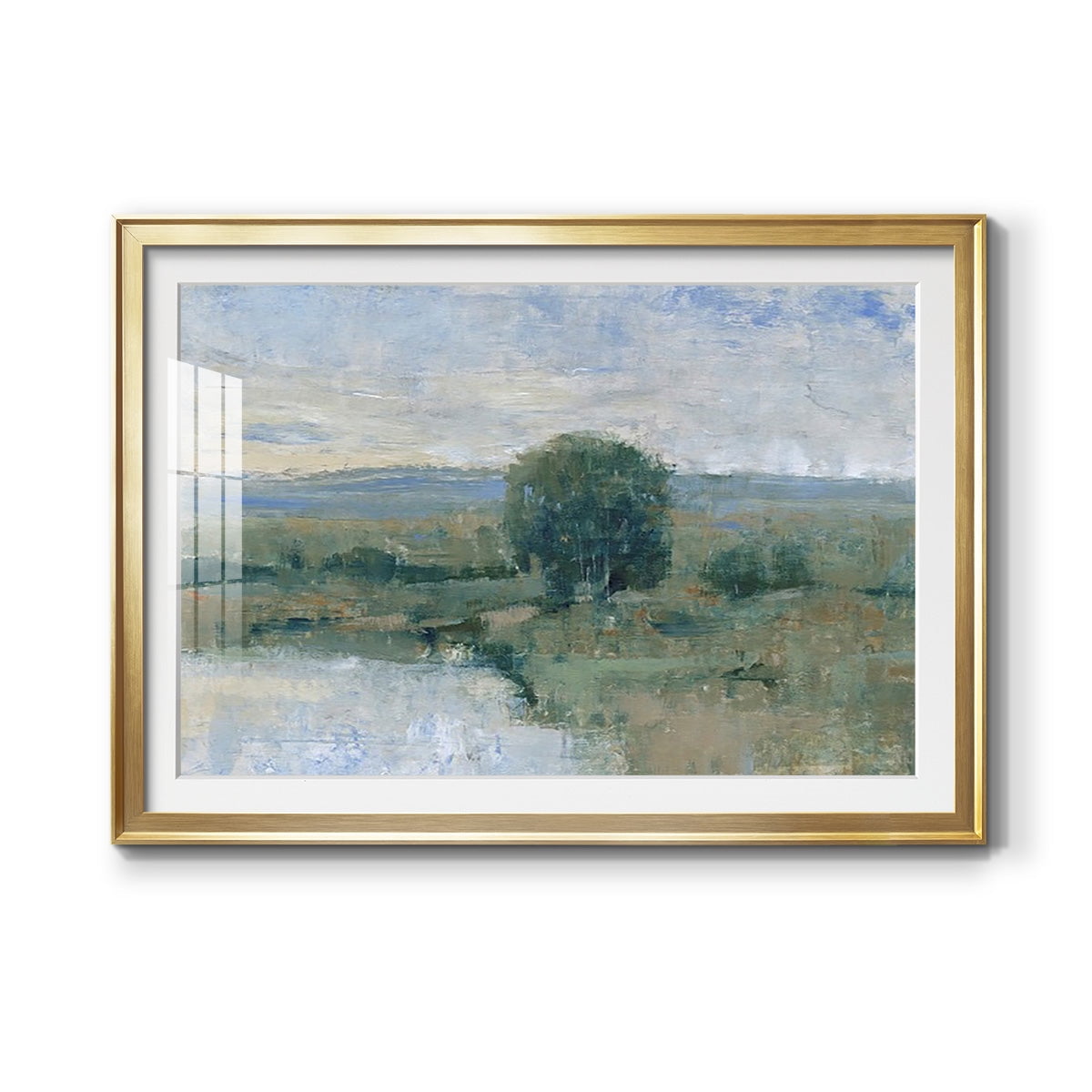 Riverbank Impression II Premium Framed Print - Ready to Hang