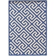 thumbnail image 1 of Riverbay Furniture 1'10" x 2'10" Hand Hooked Key Wool Rug in Navy, 1 of 1