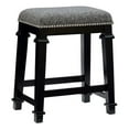 thumbnail image 1 of Riverbay Furniture 25" Retro Wood Backless Counter Stool in Black, 1 of 8