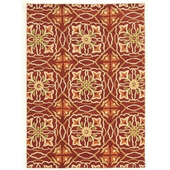 Riverbay Furniture 5' x 7' Hand Tufted Rug in Ivory