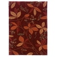 thumbnail image 1 of Riverbay Furniture 5' x 7' Transitional Hand Tufted Rug in Garnet and Orange, 1 of 5