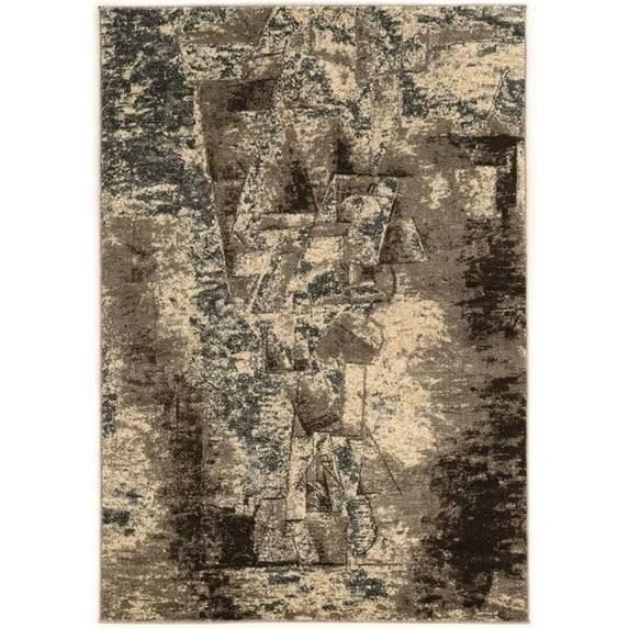 Riverbay Furniture 8' x 10' 3" Rug in Gray and Taupe