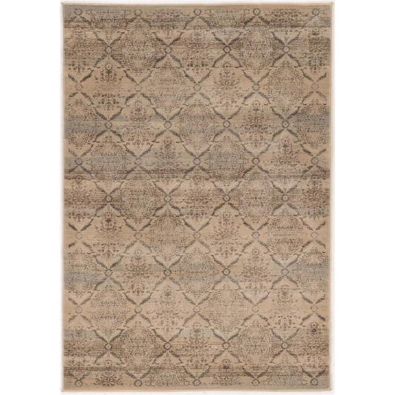 Riverbay Furniture 8' x 10'4" Rug in Beige and Blue